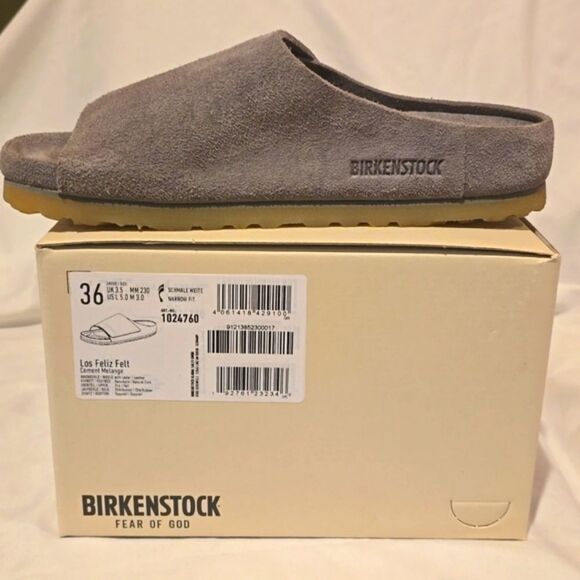 Fear of God Birkenstock suede slides size 37, Great Cond! - Picture 9 of 14